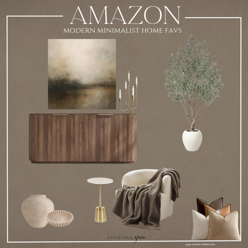 Favorite Modern Organic Home Finds from Amazon for a Warm Minimal Home